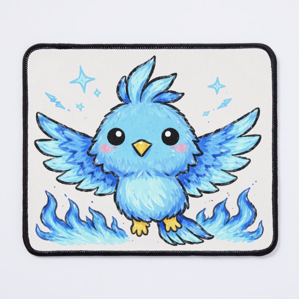 Item preview, Blue Fire Phoenix! designed and sold by Planetporridge.