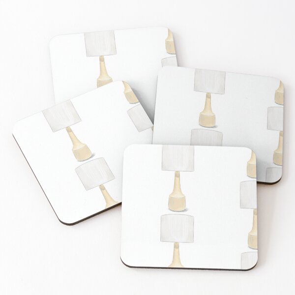 Item preview, Minimalist Table Lamp Art Print designed and sold by KaleChub.