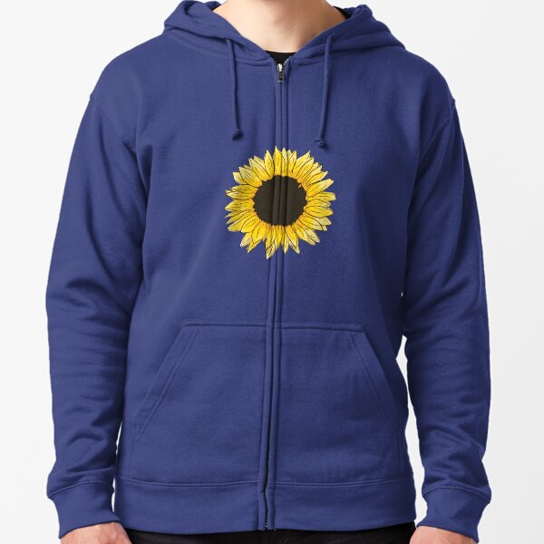 sunflower Zipped Hoodie