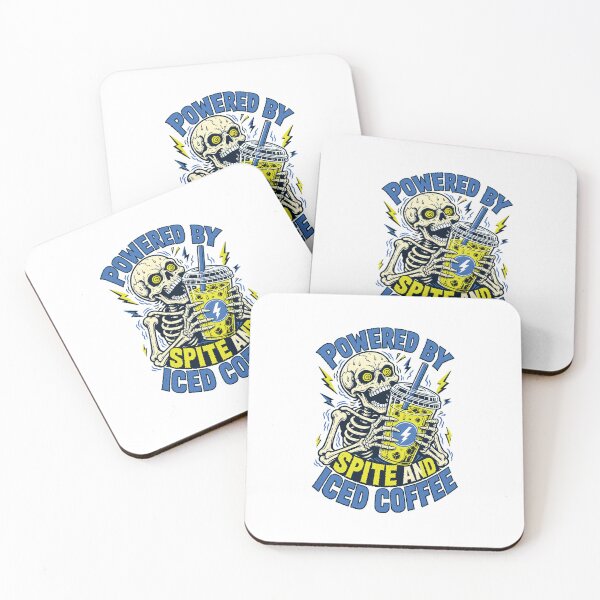 Item preview, Powered By Spite And Iced Coffee designed and sold by KAYJAY DESIGNS.
