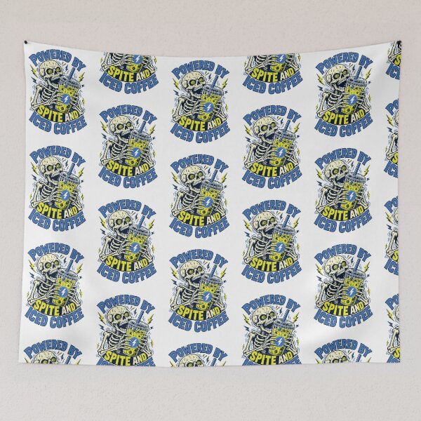 Item preview, Powered By Spite And Iced Coffee designed and sold by KAYJAY DESIGNS.