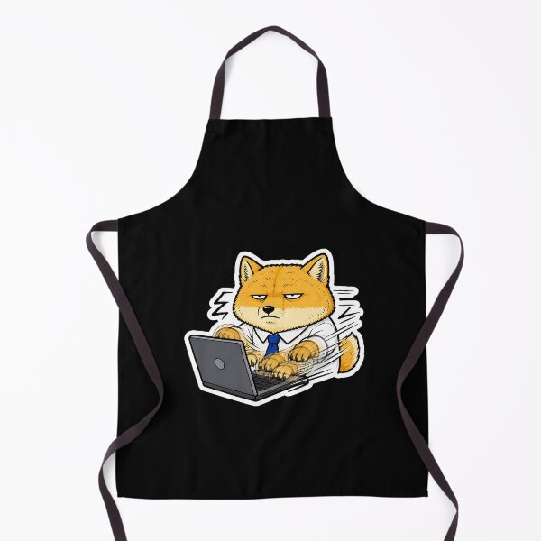 Item preview, Looking Busy Corporate Tibetan Fox Meme designed and sold by LazyPaw Design.