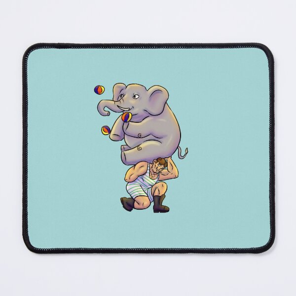 Item preview, Strongman and Elephant Circus designed and sold by JimboTurtle.