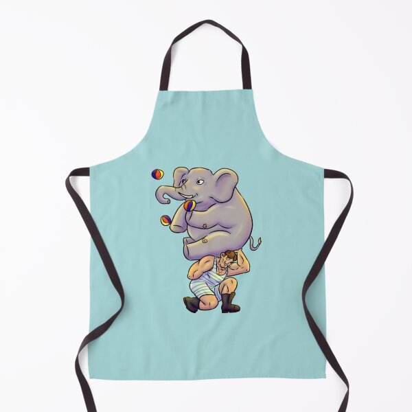 Item preview, Strongman and Elephant Circus designed and sold by JimboTurtle.
