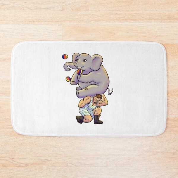 Item preview, Strongman and Elephant Circus designed and sold by JimboTurtle.
