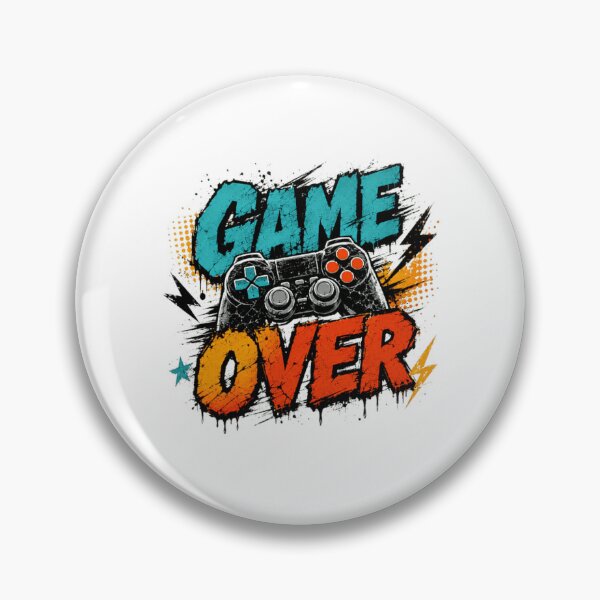 Item preview, Game Over Video Game Gamer Player designed and sold by RetroMini2026.