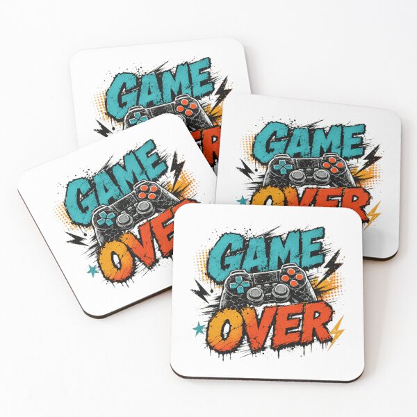 Item preview, Game Over Video Game Gamer Player designed and sold by RetroMini2026.