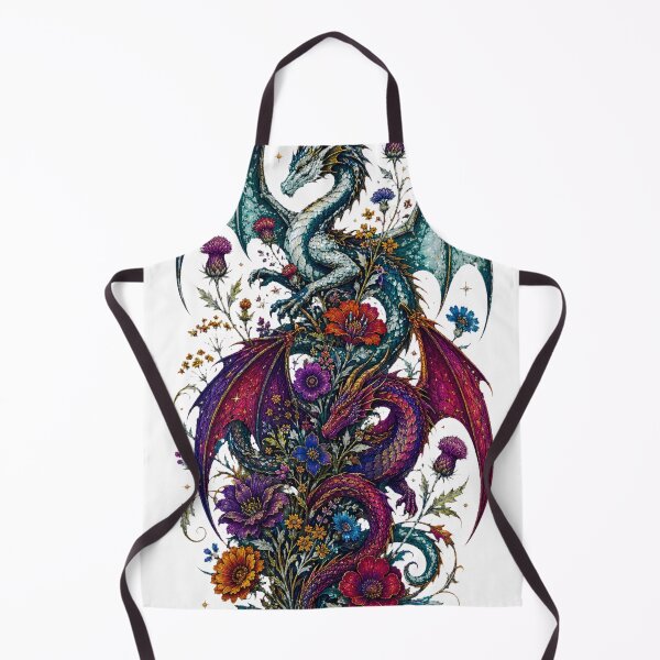 Item preview, wyvern floral pattern designed and sold by alexrow.