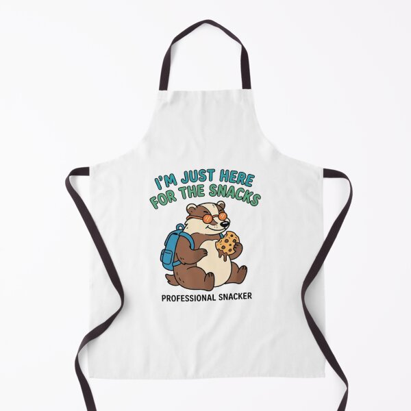 Item preview, Cute Badger Eating Chocolate Chip Cookie Snack designed and sold by Owcomm.