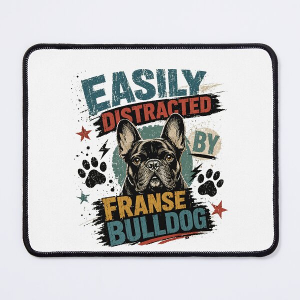Item preview, Easily Distracted By Franse Bulldog Dog Owner Pet Parent designed and sold by RetroMini2026.
