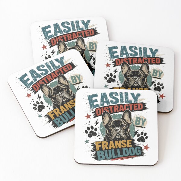 Item preview, Easily Distracted By Franse Bulldog Dog Owner Pet Parent designed and sold by RetroMini2026.