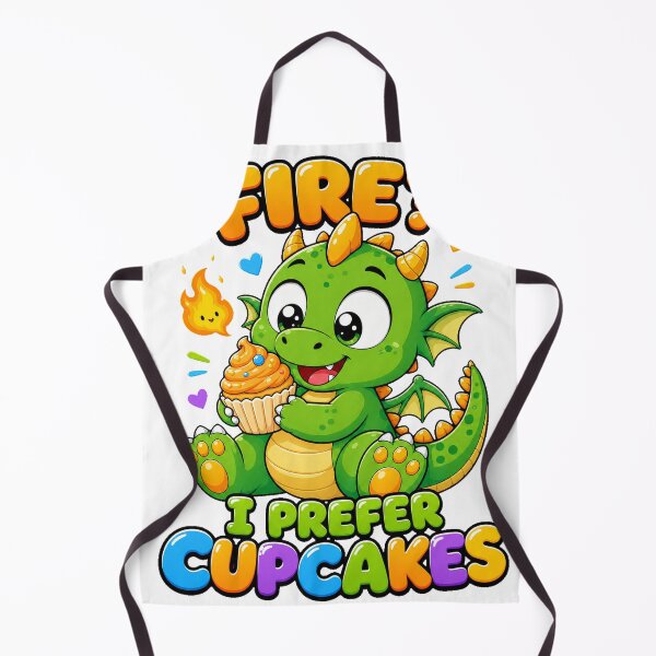 Item preview, Fire? I Prefer Cupcakes Dragon designed and sold by Idans.