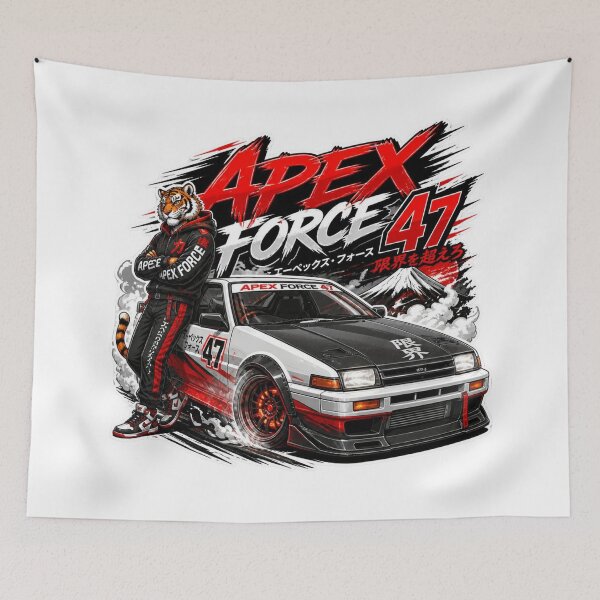 Item preview, Apex Force Racing Graphic | JDM Drift Car Streetwear | Turbo Performance Car Sticker | Automotive Art designed and sold by Stylestickers55.