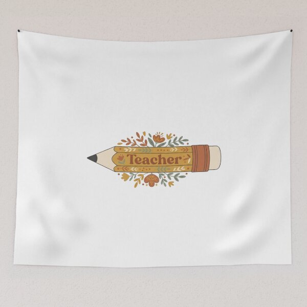 Item preview,  Yellow Pencil with Teacher Back to School |Teacher Appreciation designed and sold by SOUFIANE1991.