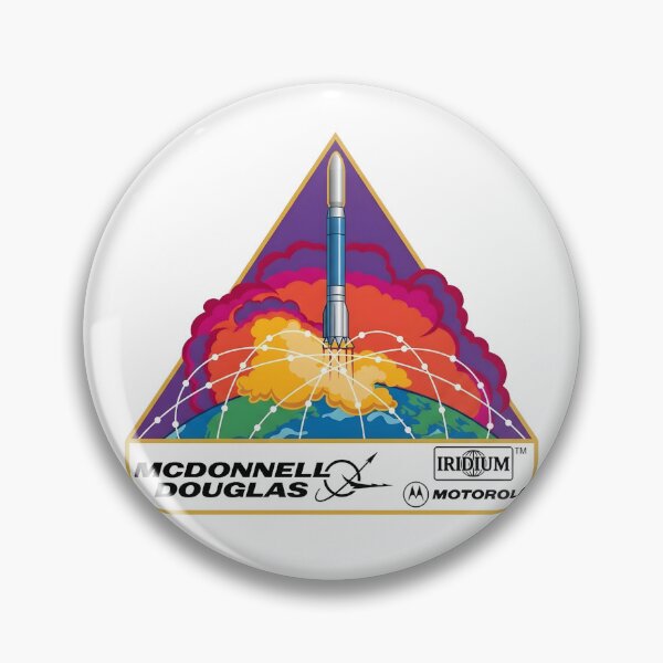 Item preview, McDonnell Douglas Delta II Iridium Satellite Launch Patch Graphic designed and sold by CharlieDesings.