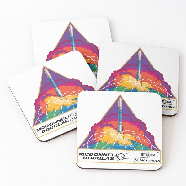 Item preview, McDonnell Douglas Delta II Iridium Satellite Launch Patch Graphic designed and sold by CharlieDesings.