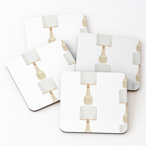 Item preview, Minimalist Table Lamp Illustrated Art Print designed and sold by KaleChub.