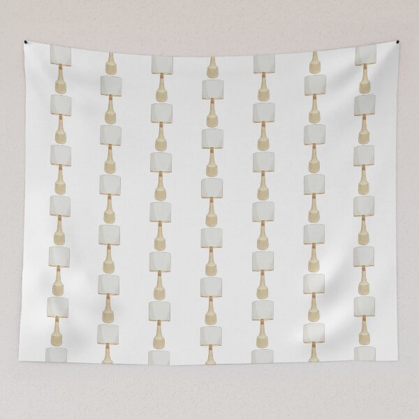 Item preview, Minimalist Table Lamp Illustrated Art Print designed and sold by KaleChub.