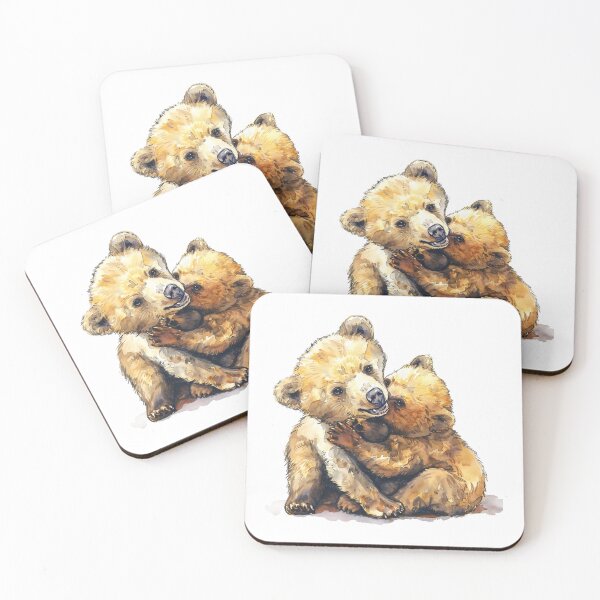 Item preview, Bear Cub | Cute Woodland Animal Watercolor Art designed and sold by Mandayartstudio.