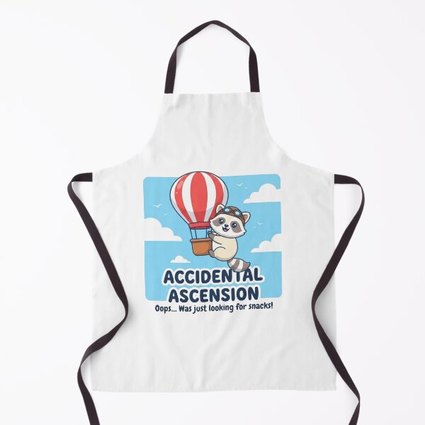 Item preview, Cute Raccoon Flying Hot Air Balloon designed and sold by Owcomm.