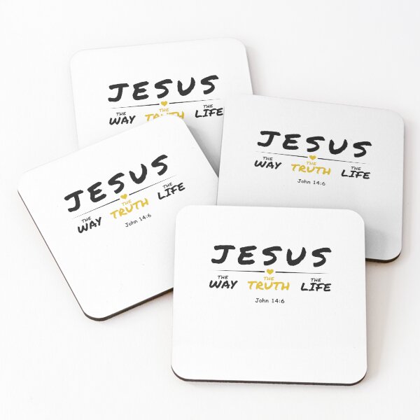 Item preview, John 14:6 – I Am the Way, the Truth and the Life | Christian Bible Verse Design designed and sold by Conduit Tees.