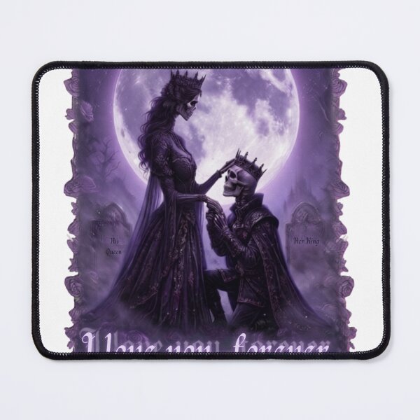Item preview, Forever My Queen Gothic Skeleton Love designed and sold by GrizzAdams71.