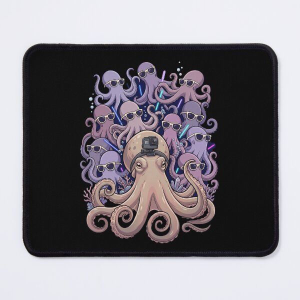 Item preview, Neon Octopus Rave Camera Crew designed and sold by Lombardino.