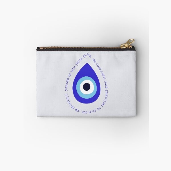Item preview, Evil Eye Mantra for Truth and Peace - Dark Blue Eye designed and sold by TheThankfulTyne.