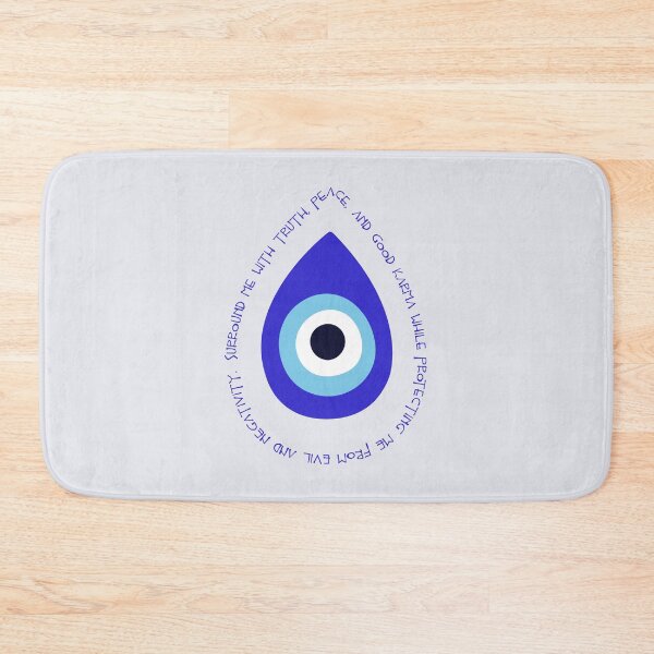Item preview, Evil Eye Mantra for Truth and Peace - Dark Blue Eye designed and sold by TheThankfulTyne.