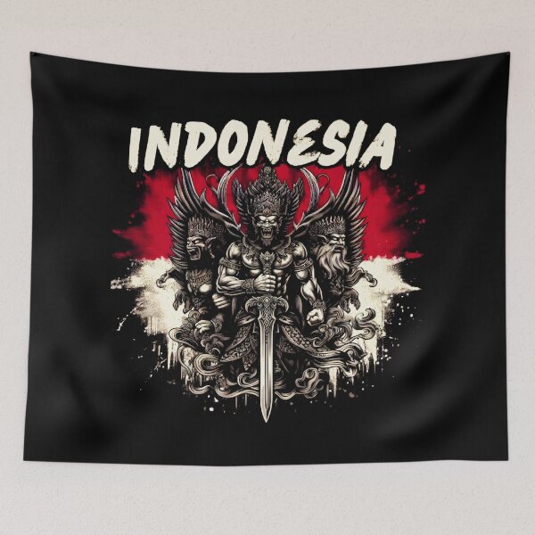 Item preview, Indonesian Mythical Warrior & Garuda Emblem designed and sold by ForzaDesigns.