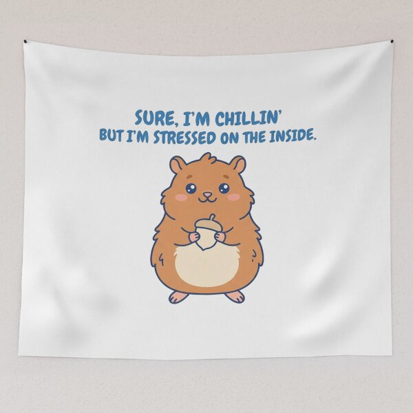 Item preview, Sure Im Chillin But Im Stressed On The Inside designed and sold by Owcomm.