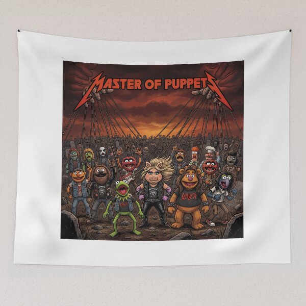 Item preview, Master of Puppets – Heavy Metal Muppet Parody designed and sold by onlin3boutiqu3.