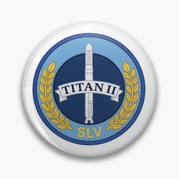 Item preview, USAF Titan II SLV Space Launch Vehicle Patch Graphic designed and sold by CharlieDesings.