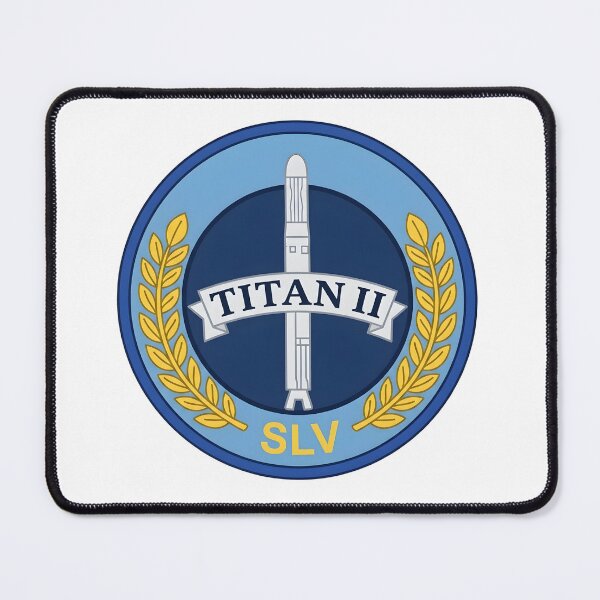 Item preview, USAF Titan II SLV Space Launch Vehicle Patch Graphic designed and sold by CharlieDesings.