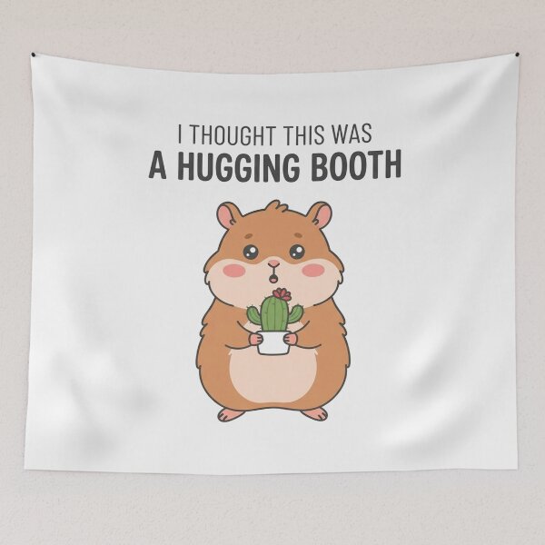Item preview, Cute Hamster Hugging A Prickly Cactus designed and sold by Owcomm.