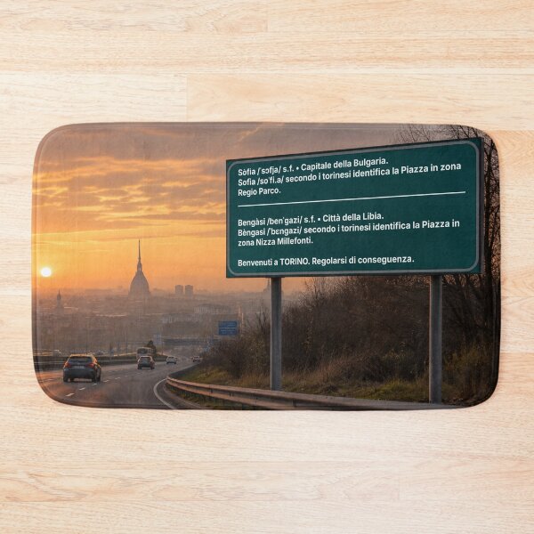 Item preview, Turin Accent Trap - Sofia and Bengasi Street Sign designed and sold by Torinostalgia.