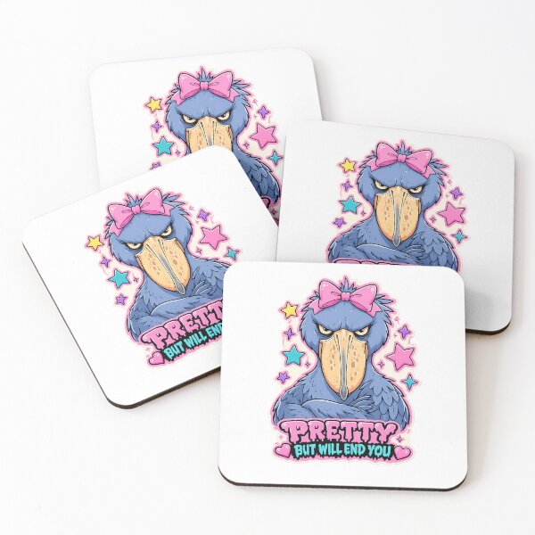 Item preview, Pretty But Will End You Funny Shoebill Stork Bow Meme designed and sold by LazyPaw Design.