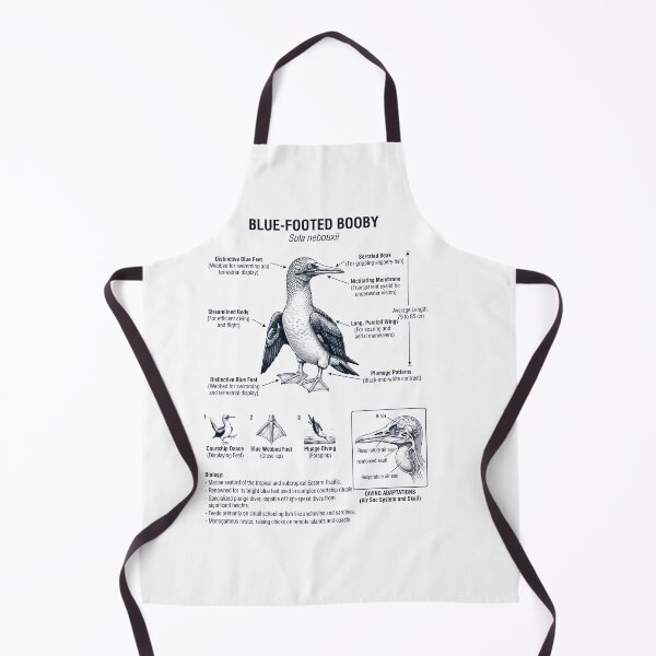 Item preview, Blue Footed Booby Scientific Anatomy Ornithology Bird Birding Lover designed and sold by dian-rody-crest.