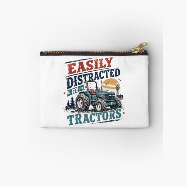 Item preview, Easily Distracted By Tractors Farmer Farming Agriculture Enthusiast designed and sold by RetroMini2026.