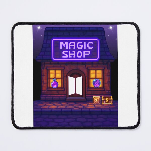 Item preview, Magic Shop 16-Bit Pixel Art Cozy Retro Gaming Night Graphic designed and sold by Gameshalah's Designs Hub.