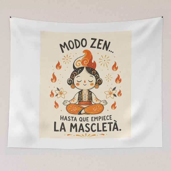 Item preview, Modo Zen… Hasta la Mascletà | Las Fallas de Valencia designed and sold by NiloStudio.