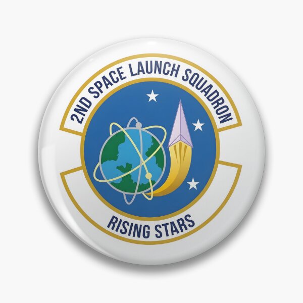Item preview, USAF 2nd Space Launch Squadron "Rising Stars" Patch Graphic designed and sold by CharlieDesings.