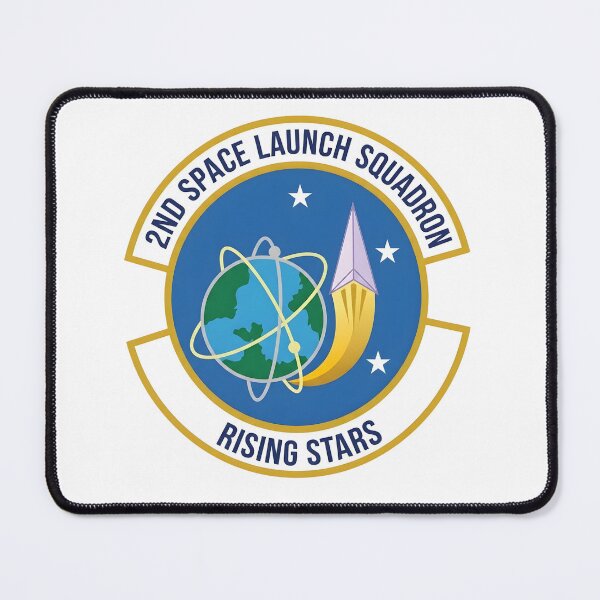 Item preview, USAF 2nd Space Launch Squadron "Rising Stars" Patch Graphic designed and sold by CharlieDesings.