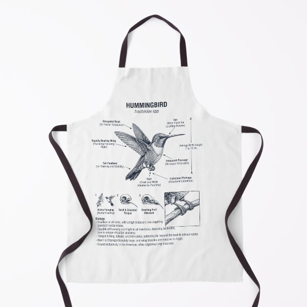 Item preview, Hummingbird Scientific Anatomy Ornithology Bird Birding Lover designed and sold by dian-rody-crest.