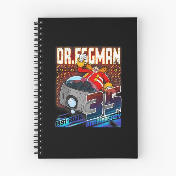 Item preview, Dr-Eggman 35th Anniversary 1991-2026 Retro Gaming Fan designed and sold by Glow-Paw-Studio.