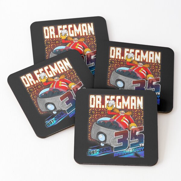 Item preview, Dr-Eggman 35th Anniversary 1991-2026 Retro Gaming Fan designed and sold by Glow-Paw-Studio.