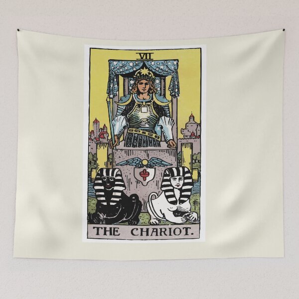 Item preview,   Vintage Seamless The Chariot  Tarot Card Pattern  designed and sold by energyoflove333.