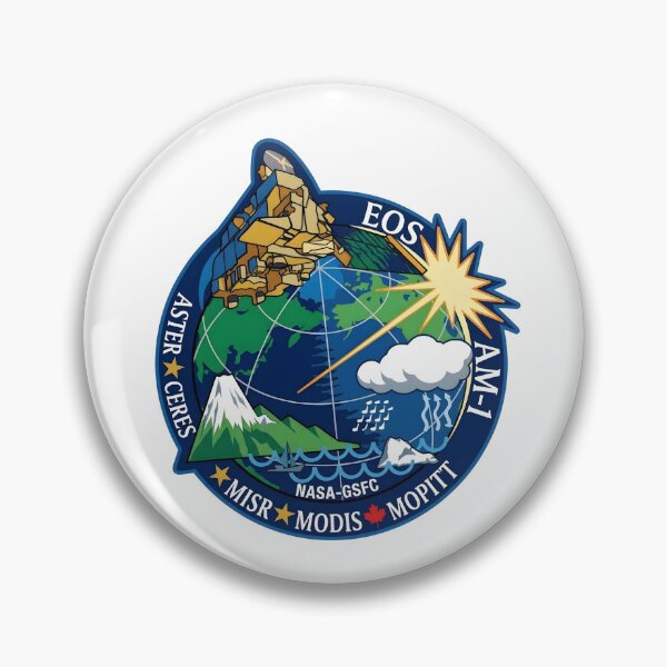 Item preview, NASA EOS AM-1 (Terra) Earth Observing System Mission Patch Graphic designed and sold by CharlieDesings.