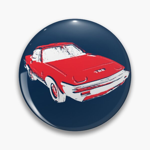 Item preview, Triumph TR8 British classic car red-white split designed and sold by soitwouldseem.