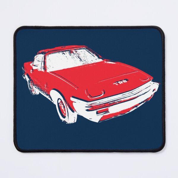 Item preview, Triumph TR8 British classic car red-white split designed and sold by soitwouldseem.
